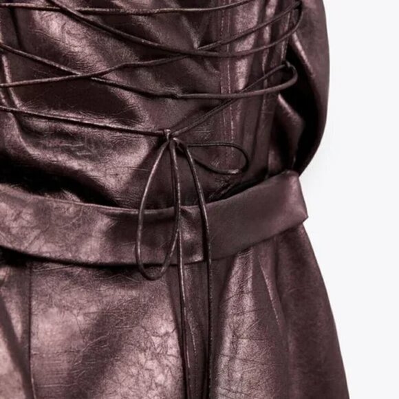 ZARA VOLUMINOUS FLORAL DRESS - Picture 10 of 10